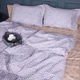 Простынь на резинке MirSon 150x200+25 см 00-4 Geometry Beige поплин (2200009703126) - изображение 3