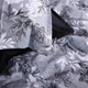 Простынь на резинке MirSon 140x200+25 см 00-8 Black Flowers поплин (2200009708176) - изображение 7