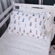 Простынь на резинке MirSon Poplin Line Kids 03 Animals 150x190 см (2200009713224) - изображение 1