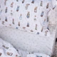 Простынь на резинке MirSon Poplin Line Kids 03 Animals 160x190 см (2200009713248) - изображение 4