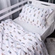 Простынь на резинке MirSon Poplin Line Kids 03 Animals 200x220 см (2200009713293) - изображение 3