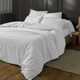 Простынь MirSon полуторная 150x220 см Soft Elegance №18-0000 White Микросатин (2200010915549) - изображение 4