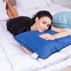 Подушка ортопедическая MirSon Стружка Memory №4027 Satin Stripe 30-0019 Blue WoMen 59х43х10 см (2200006422372) - изображение 2