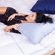 Подушка ортопедическая MirSon Стружка Memory №4099 Delicate satin 0843 Grey Blue Men 59х43х12 см (2200006423133) - изображение 3