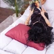 Подушка ортопедическая MirSon Стружка Memory №4103 Delicate satin 0847 Tomato Men 59х43х12 см (2200006423171) - изображение 3