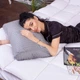 Подушка ортопедическая MirSon Стружка Memory №4243 Satin Stripe 30-0010 Light Gray 58х40х10.5 см (2200006424628) - изображение 2