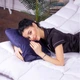 Подушка ортопедическая MirSon Стружка Memory №4166 28-0006 Navy blue Velvet 49х32х10.5 см (2200006423805) - изображение 3