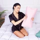 Подушка ортопедическая MirSon Стружка Memory №4202 Delicate satin 00199 Laura Kiddy 50х29х8 см (2200006424178) - изображение 1