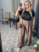 Брюки палаццо 4417021 Капучино 60-62 - зображення 7