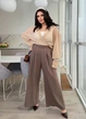 Брюки палаццо 4417024 Капучино 60-62 - зображення 1