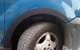 Накладки на колесные арки (4 шт, черные) из пластика для Renault Kangoo 1998-2008 годов. - изображение 1