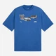 Футболка бавовняна довга чоловіча Puma F1 Graphic Tee 63013605 2XL Vivid Blue з принтом (4067983320590) - зображення 4