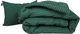 Набір MirSon №1025 Сolor Fun Line Ковдра демісезонна King Size 220х240 см 17-0612 Stripe Emerald Бавовна + Подушка 50x70 см (2200010877236) - зображення 1