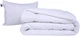 Набор MirSon №1132 СоІог Fun Line Одеяло демисезонное Односпальное 140х205 см 17-0605 Stripe White Хлопок + Подушка 50x70 см (2200010872200) - изображение 1