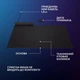 Ігрова поверхня Logitech G PowerPlay 2 Бездротова зарядка Чорна - зображення 5