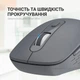 Беспроводная мышь OfficePro с переключением DPI до 1600 с USB-ресивером серая - изображение 8