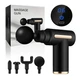 Массажер Портативный ручной перкуссионный Mini Massager Gun со встроенным экраном - изображение 7