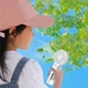 Ручной вентилятор - увлажнитель воздуха на аккумуляторе Humidifying Fan трехскоростной мини-вентилятор / мини-кондиционер с распылением воды, 15.7х6.8 см, белый (103943925) - изображение 4