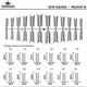 Гелевые типсы для наращивания (Арочный квадрат) прозрачные M16 Designer Professional 240 шт./уп. - изображение 6