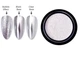 Зеркальная втирка для дизайна ногтей (серебряная) Mirror powder №2 Designer Professional - изображение 5