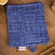 Прихватка MirSon №209 Blue binding рогожа/полупанама 17х17 см (2200006754138) - изображение 1