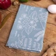 Полотенце рогожа-полупанама Mirson №211 Green birds 45х90 см (2200006738923) - изображение 1