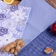 Набор полотенец рогожа-полупанама Mirson №642 - Blue kitchen 3 шт 30х50 см (2200006740827) - изображение 3