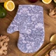Рукавичка-прихватка MirSon №217 Blue patterns рогожа/напівпанама 27х17 см (2200006754466) - зображення 1