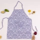 Фартух MirSon №217 Blue patterns рогожа/напівпанама 68x84 см (2200006754473) - зображення 1