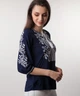 Вышиванка Narodnyy Butik Волна 52 Синяя 1012 - изображение 3