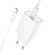 Зарядное устройство с быстрой зарядкой PD20W и кабелем Type-C 60W HOCO C143A Benefit |1Type-C, 1 м| Белый - изображение 7