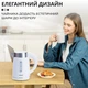 Электрочайник Sokany SK-0808W 1200 Вт дисковый 1 л черный - изображение 4