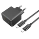 Сетевое зарядное устройство с кабелем HOCO CS13A Ocean single port PD20W charger set(Type-C to Type-C) Black - изображение 3