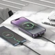 PowerBank павербанк PD20W с быстрой зарядкой HOCO Q34 Clever 10000mAh |Type-C, LED-дисплей| Серый - изображение 5