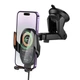 Автотримач для телефона з БЗП HOCO HW34 Blue whale 3-axis linkage wireless fast charging car holder(center console) - зображення 4