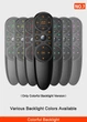 Пульт дистанційного керування Q6 Pro Air mouse USB 2.4G (гіроскоп + мікрофон + кольорове підсвічування клавіш) - изображение 4