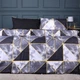 Пододеяльник MirSon евро 200x220 см 17-0734 Black Marble Mosaic Бязь (2200010825312) - изображение 2