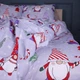 Простынь MirSon двуспальная 180x220 см 17-0683 Holly Jolly Бязь (2200010222906) - изображение 1