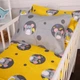 Простынь MirSon Бязь 20-0029 Funny mice 150х220 см (2200010283716) - изображение 1