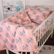 Простынь MirSon Бязь 20-0028 Little girl Teddy 200x220 см (2200010283655) - изображение 3