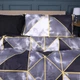 Пододеяльник в кроватку детский MirSon 110x140 см 17-0734 Black Marble Mosaic Ranforce Elite (2200010825718) - изображение 3