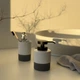 Диспенсер для жидкого мыла MBM MY HOME "Stockholm" 360 мл Белый/Серый (BA-44 WHITE/GRAY) - изображение 4