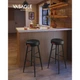 EKHO Collection - Барний стілець з поверхнею PU - Base Black / 51.6 x 51.6 x 76.2 см - зображення 4