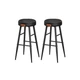 EKHO Collection - Барний стілець з поверхнею PU - Base Black / 51.6 x 51.6 x 76.2 см - зображення 5