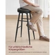 EKHO Collection - Барний стілець з поверхнею PU - Base Black / 51.6 x 51.6 x 76.2 см - зображення 10