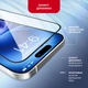 Защитное стекло с аппликатором Intaleo MagicBox для смартфона Apple iPhone 16 Plus/Apple iPhone 15 Plus Black (4820266742928) - изображение 5