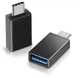 Переходник с телефона на флешку Type-C – USB OTG-01 Черный - изображение 2