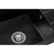 Мийка кухонна GRANADO LINARES black shine (gr0801) - зображення 4