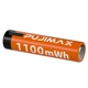 4 Акумуляторні батареї AAA Pujimax з USB Type-C 1100mWh + кабель + кейс, Orange (16213-4) - зображення 5