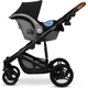 Коляска Lionelo 3 в 1 Mari Tour Black Onyx (LO-MARI TOUR 3IN1 BLACK ONYX) - изображение 5